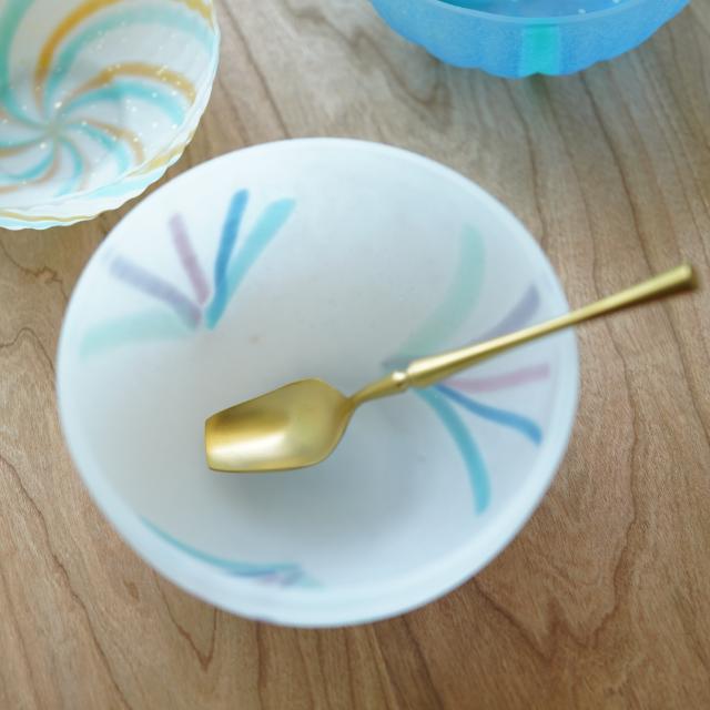 青森びいどろ　花火(ブルー)