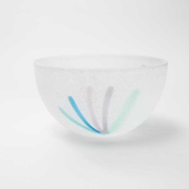 青森びいどろ　花火(ブルー)