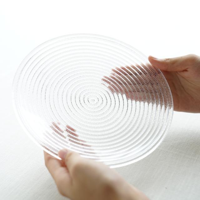 やたら編みプレート （黒） アクリルプレート付き S ｜ 四季折々の