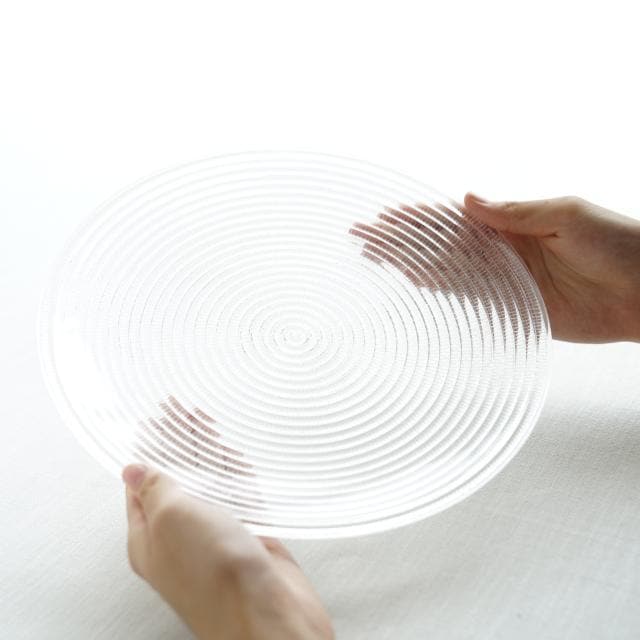 やたら編みプレート　（黒）　アクリルプレート付き　M