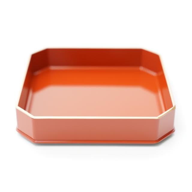 【早割/11月お届け】　隅切盛器 黒縁金