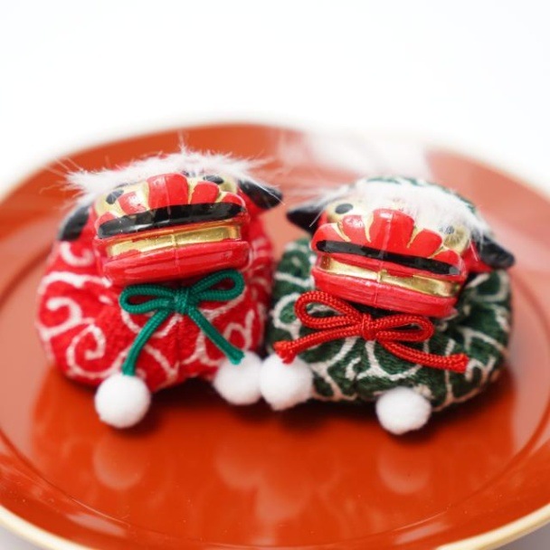 京おじゃみ　獅子舞2点セット