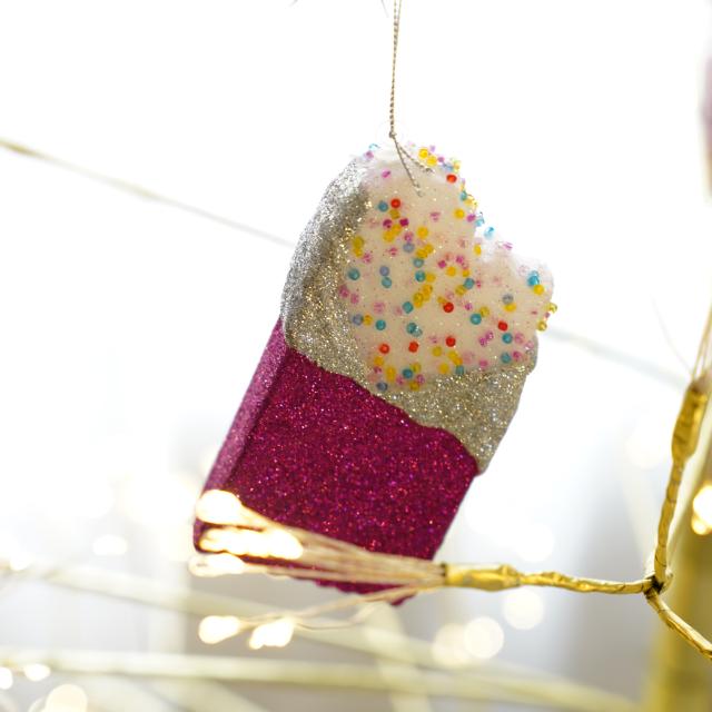 クリスマスオーナメント　ピンク　6種類セット