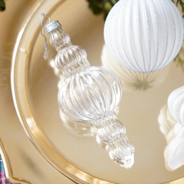クリスマスオーナメント　ガラス　3種類セット