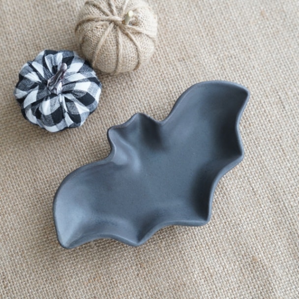 益子焼 こうもり型皿  菓子皿 プレートS