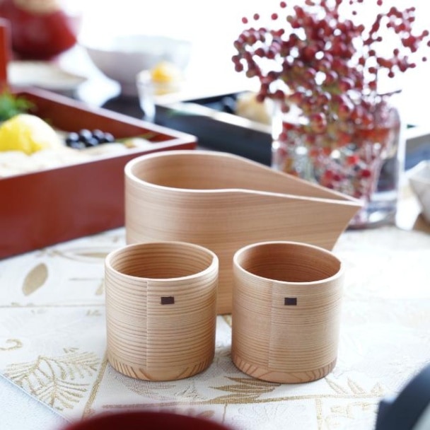 片口酒器&ぐいのみ2個セット