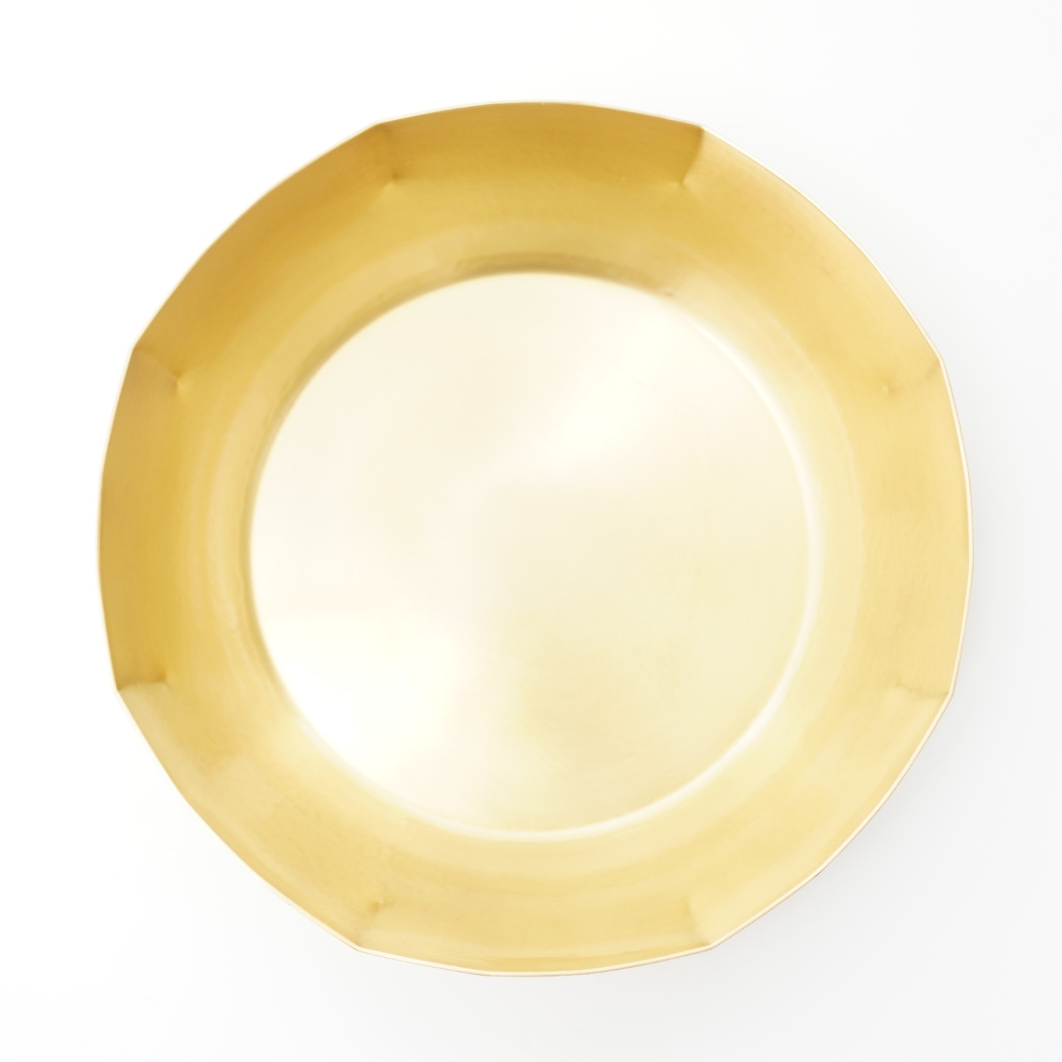 燕三条　真鍮　八角槌目鍋　