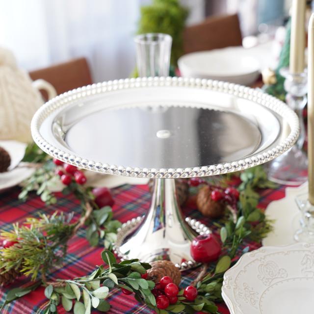シルバーパールケーキスタンド