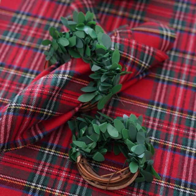 リースのナプキンリング　2個セット