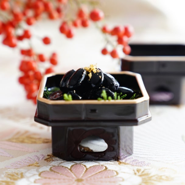 ミニ三宝（底塗有）　溜天金