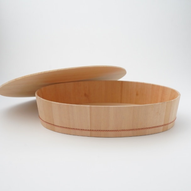 楕円の飯台（小）の専用蓋