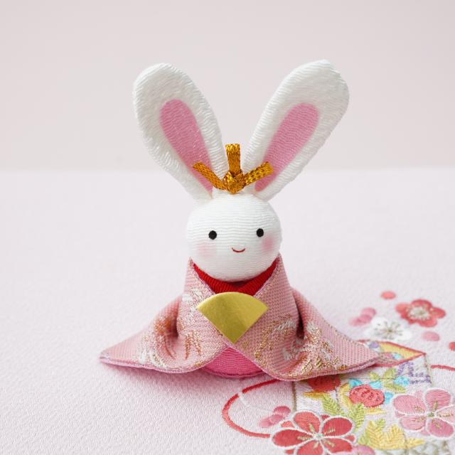 西陣織 小さなうさぎのお雛様 FOUREGRACEオリジナル