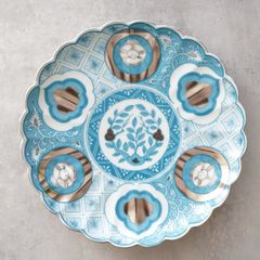 波佐見焼 昴 18cmプレート ai | 四季折々のおしゃれな和食器通販 波佐見焼 昴 18cmプレート ai | 四季折々のおしゃれな和食器通販