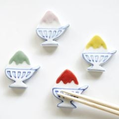 有田焼 かき氷箸置き 4個セット ｜ 四季折々のおしゃれな和食器通販
