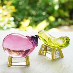 精霊使い20th 4枚セット＋オマケ有(写真追加) クリスタル精霊馬(大) ｜ 四季折々のおしゃれな和食器通販サイト