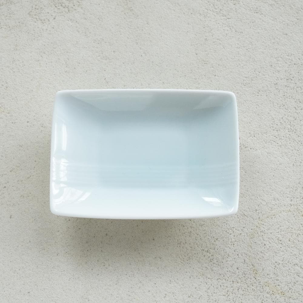 瑞季　豆皿　青白磁