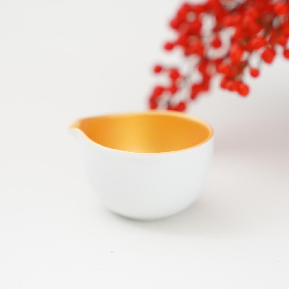 内金彩片口小付