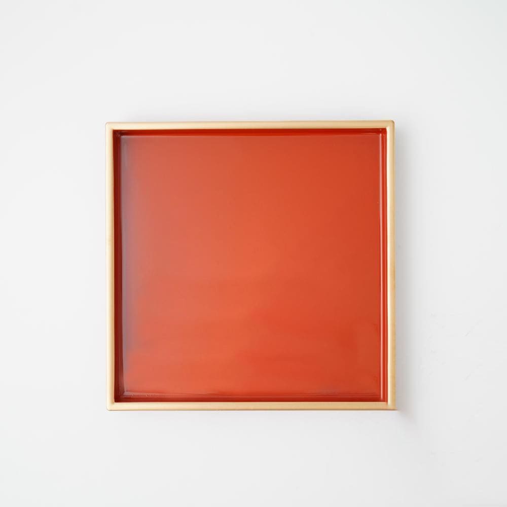 【新品】輪花皿 柿朱縁金／白縁金　4枚セット　 FOURGRACEオリジナル 四季折々のおしゃれな和食器の通販サイト FOURGRACE (フォー