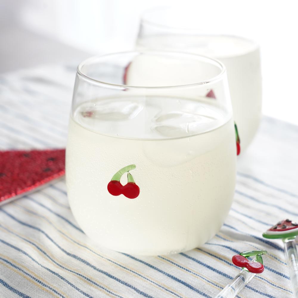 フルーツモチーフタンブラー（チェリー）