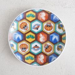 九谷焼 3寸 豆皿 だるま｜ 四季折々のおしゃれな和食器通販サイト