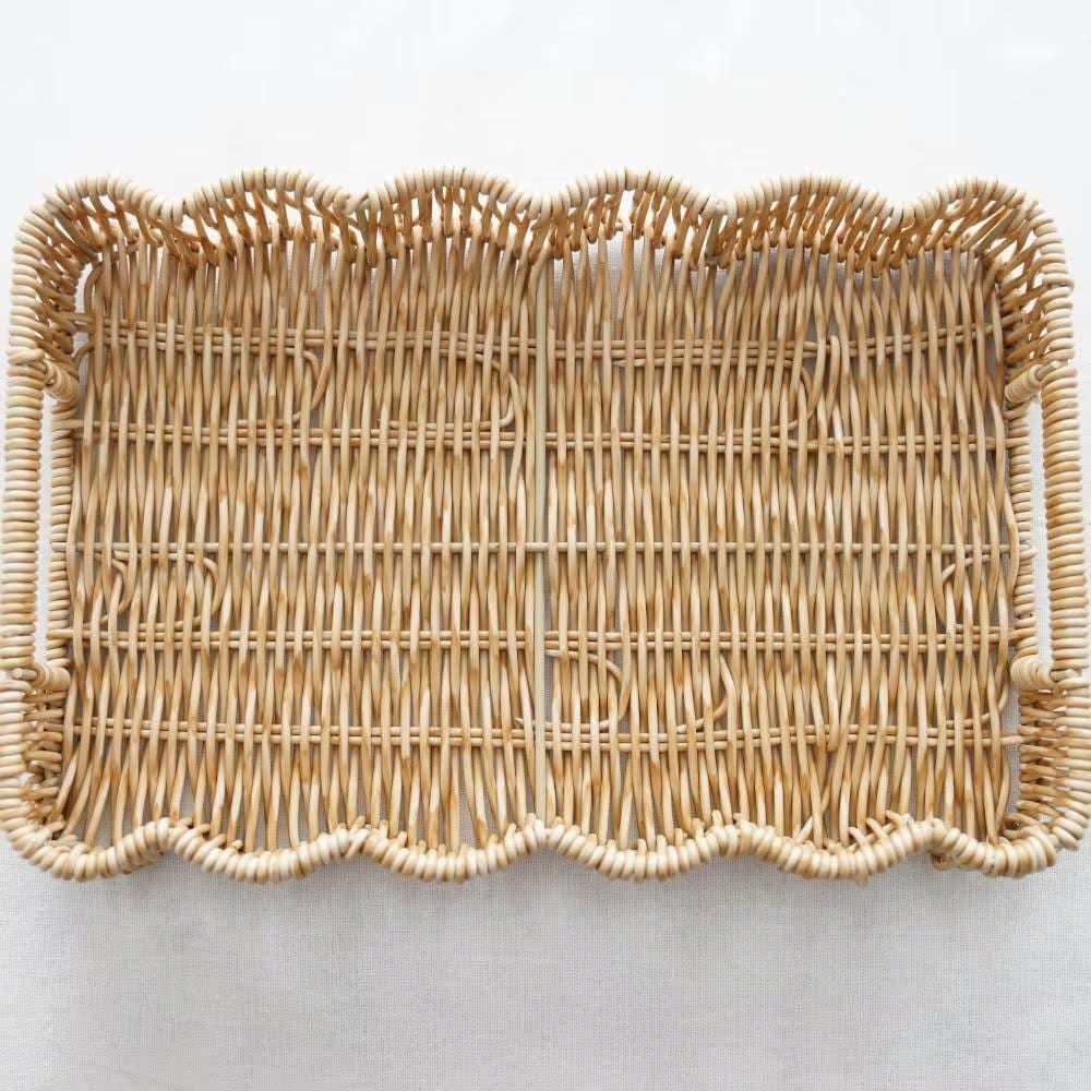 洗えるスカラップトレイ 35.5cm