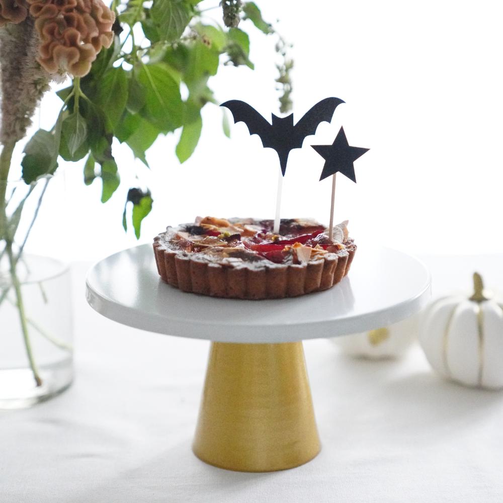 ホワイトゴールド　ケーキスタンド　20.5cm