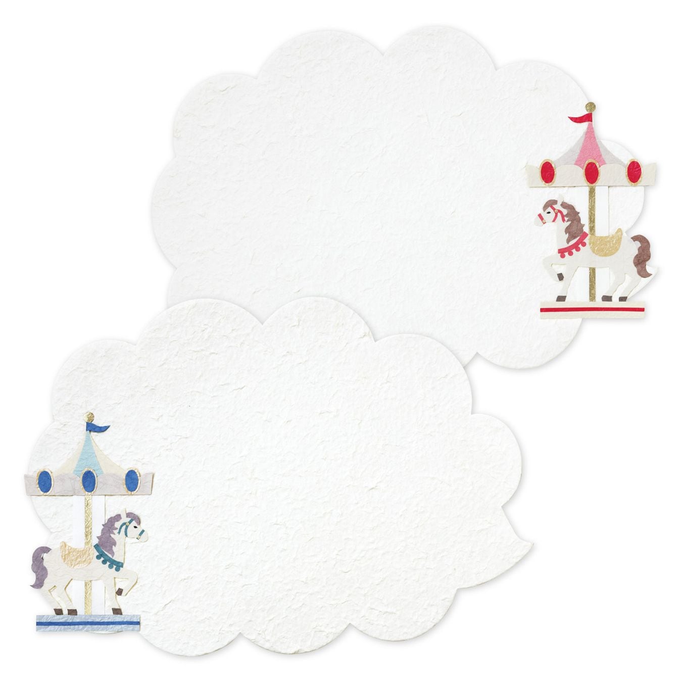 手作り和紙　干支午ランチョンマット　2枚入