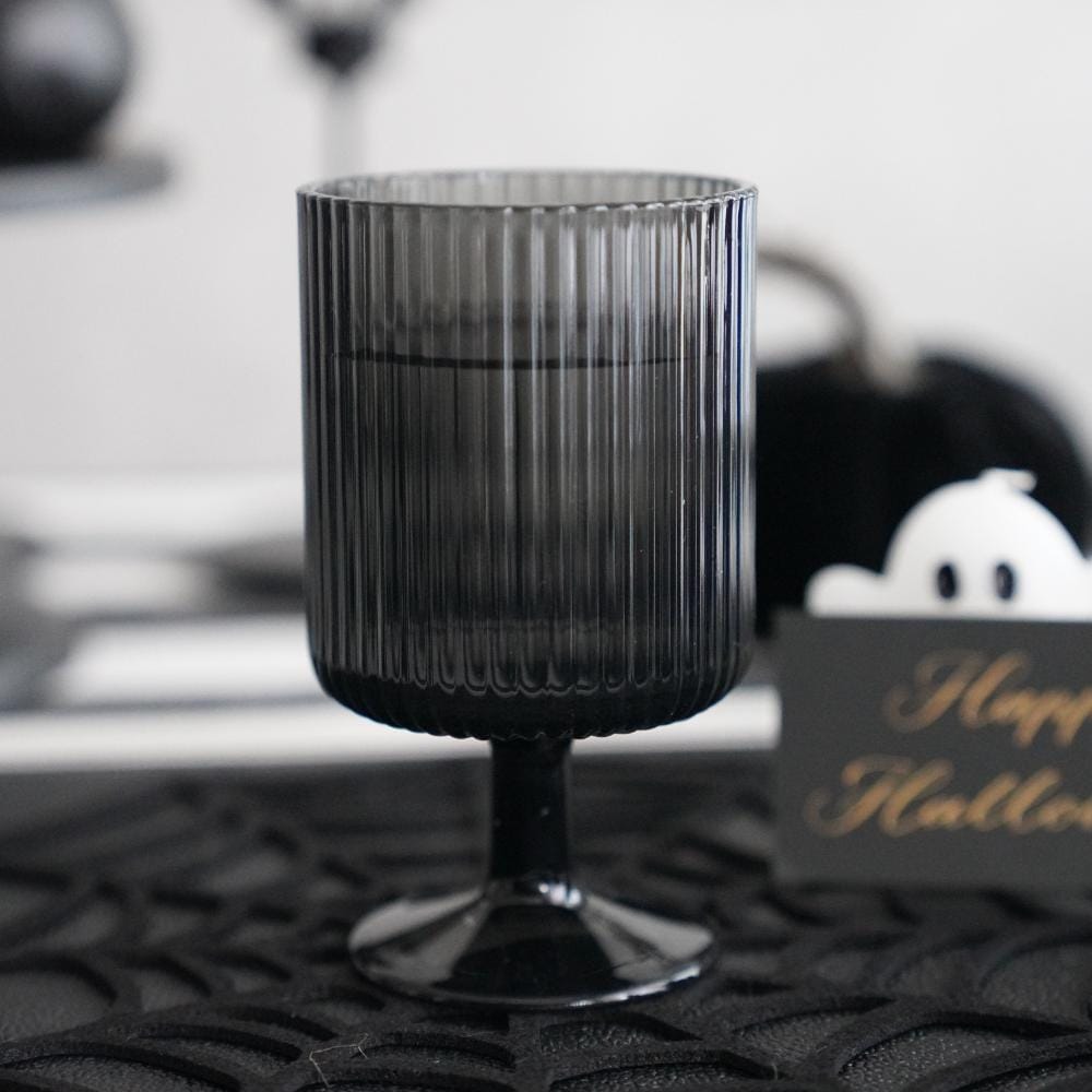 スタッキングゴブレットグラス 300ml ブラック 