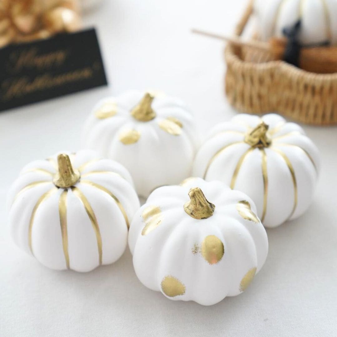 《4点セット》ゴールドライン＆ドットパンプキン FOURGRACEオリジナル