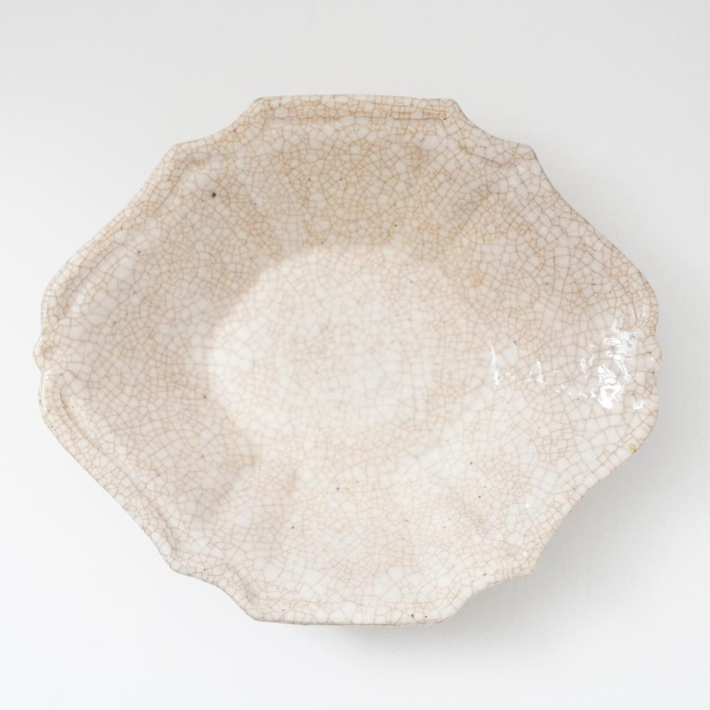 貫入ひし形フランス皿　