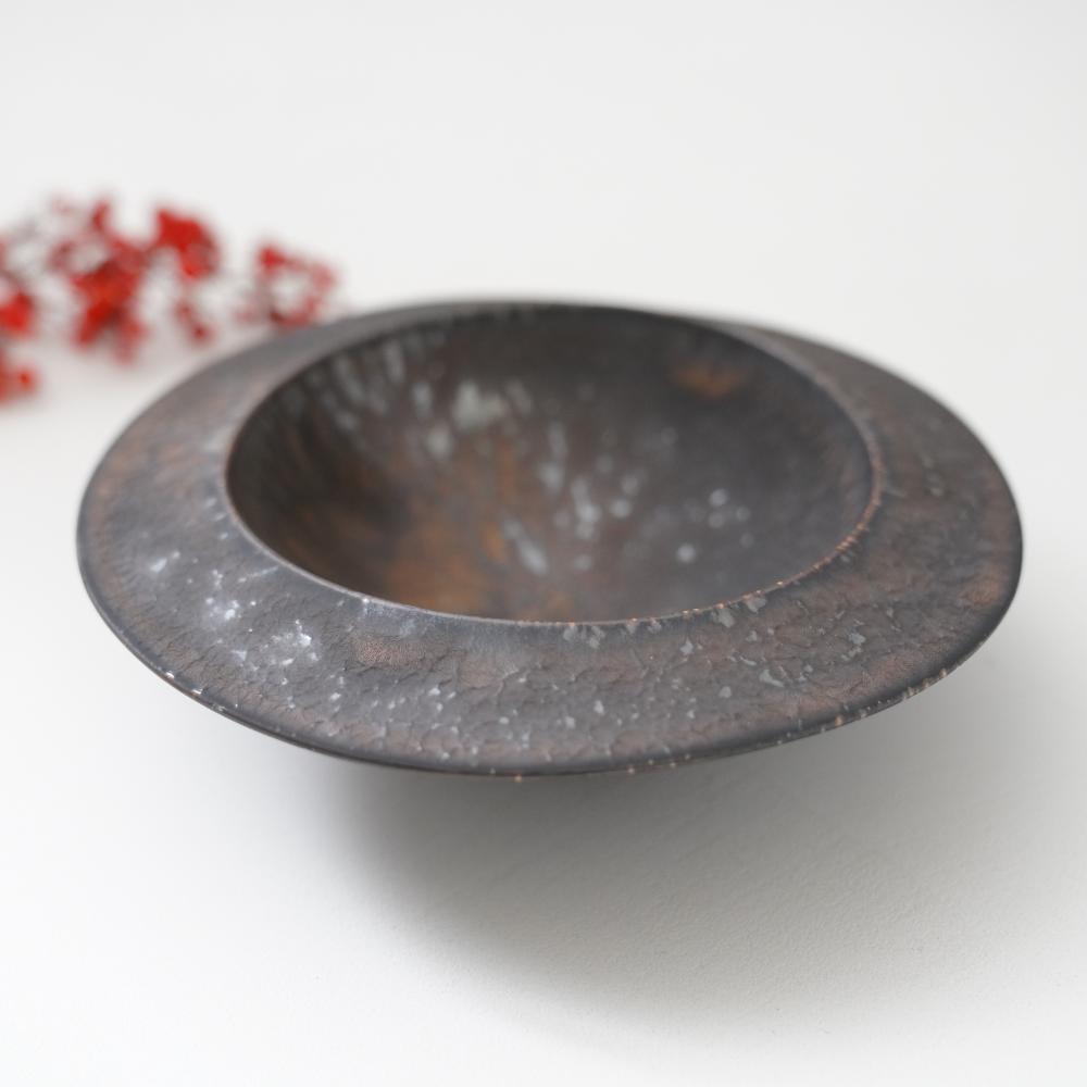 金結晶反型７寸向付