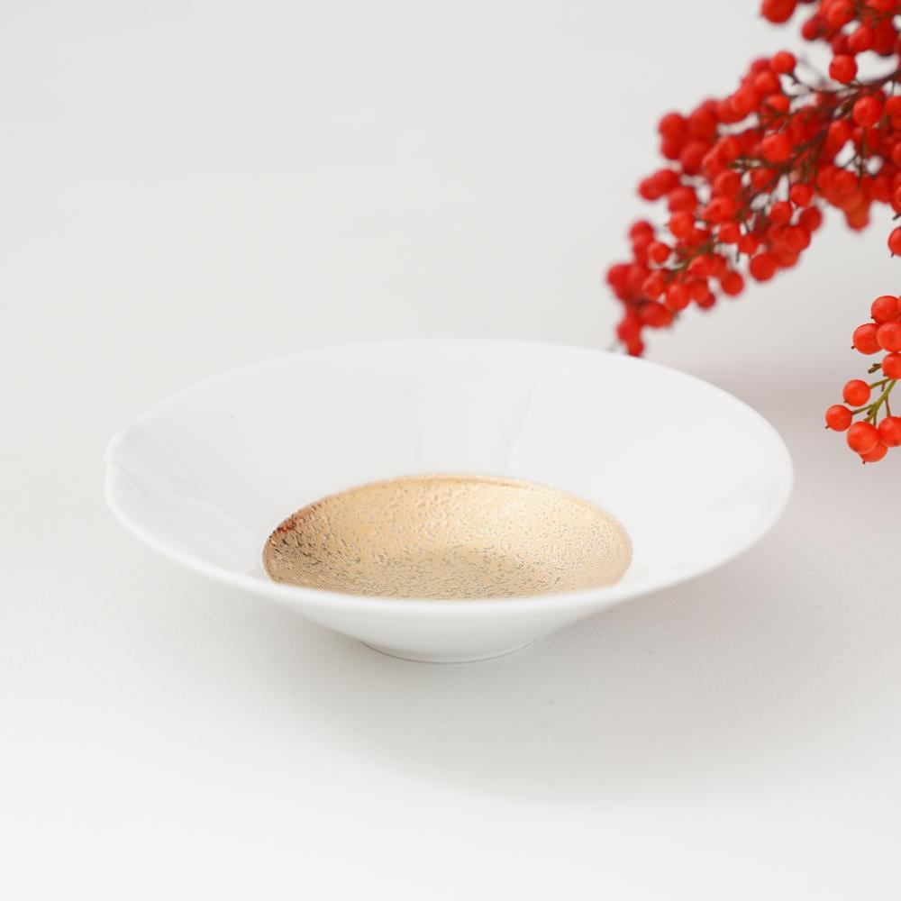 金彩片口平鉢 ｜ 四季折々のおしゃれな和食器通販サイト FOURGRACE