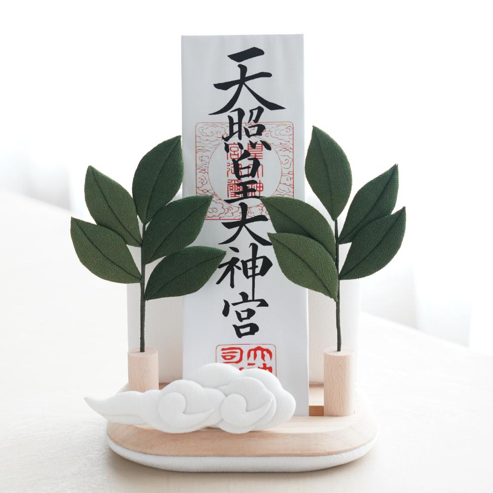 京ちりめん神棚セット小　置き型