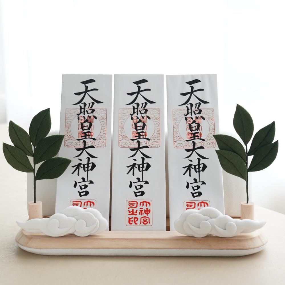 京ちりめん神棚セット 大 置き型