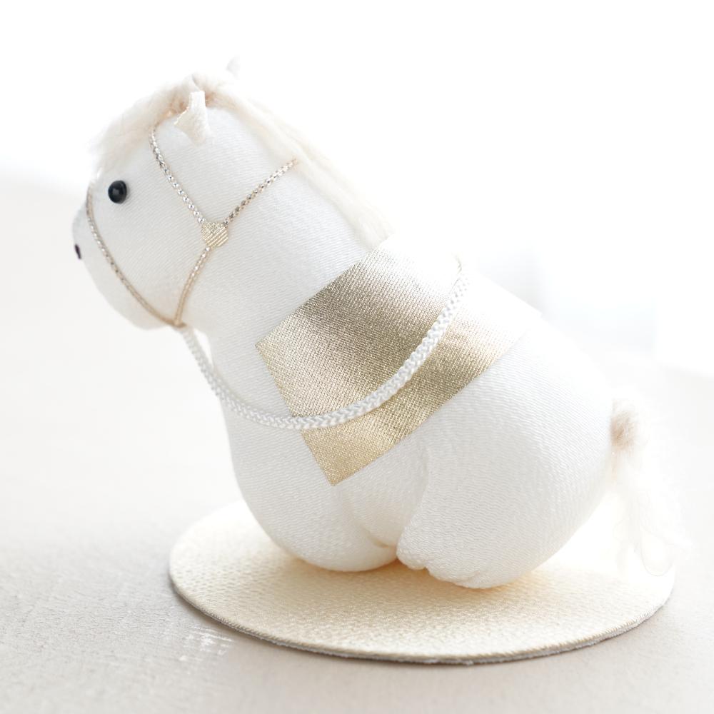 干支 おじゃみ 午(大)FOURGRACEオリジナル　ホワイト