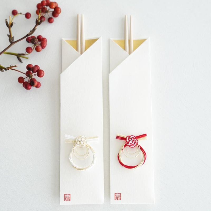 祝箸 水引しめ縄2膳セット FOURGRACEオリジナル