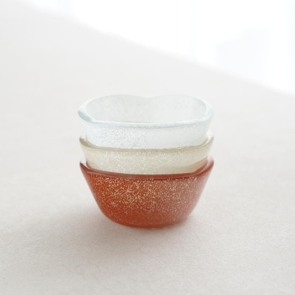 トルコガラス豆鉢 3色セット（ピアー・ココナッツ・アズキ）