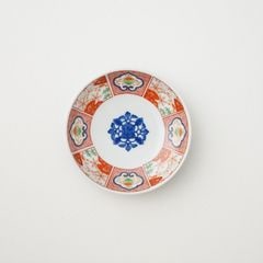 波佐見焼 染錦窓絵霊芝文 小皿｜ 四季折々のおしゃれな和食器通販
