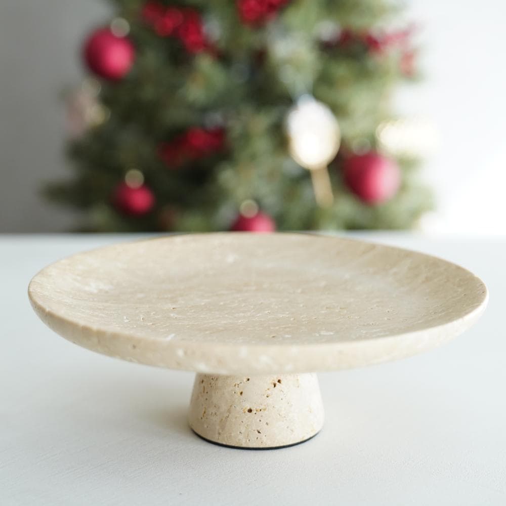 大理石ケーキスタンド/フルーツプレート