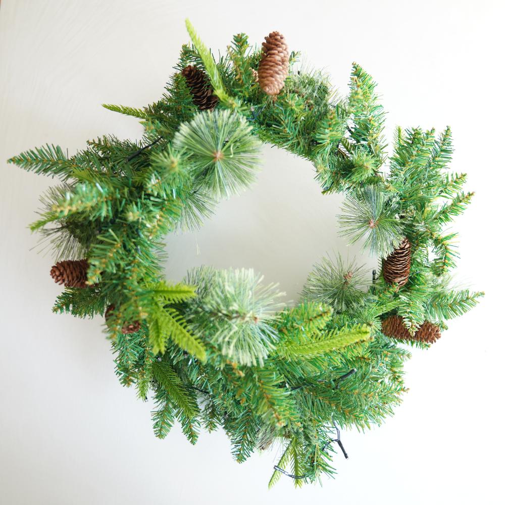 松ぼっくり付き クリスマスガーランド