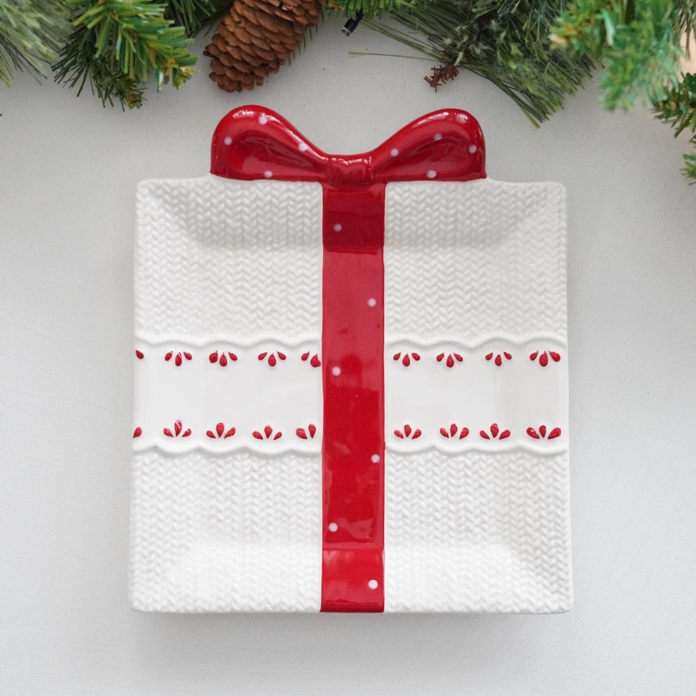 レッドリボン プレゼントプレート　L