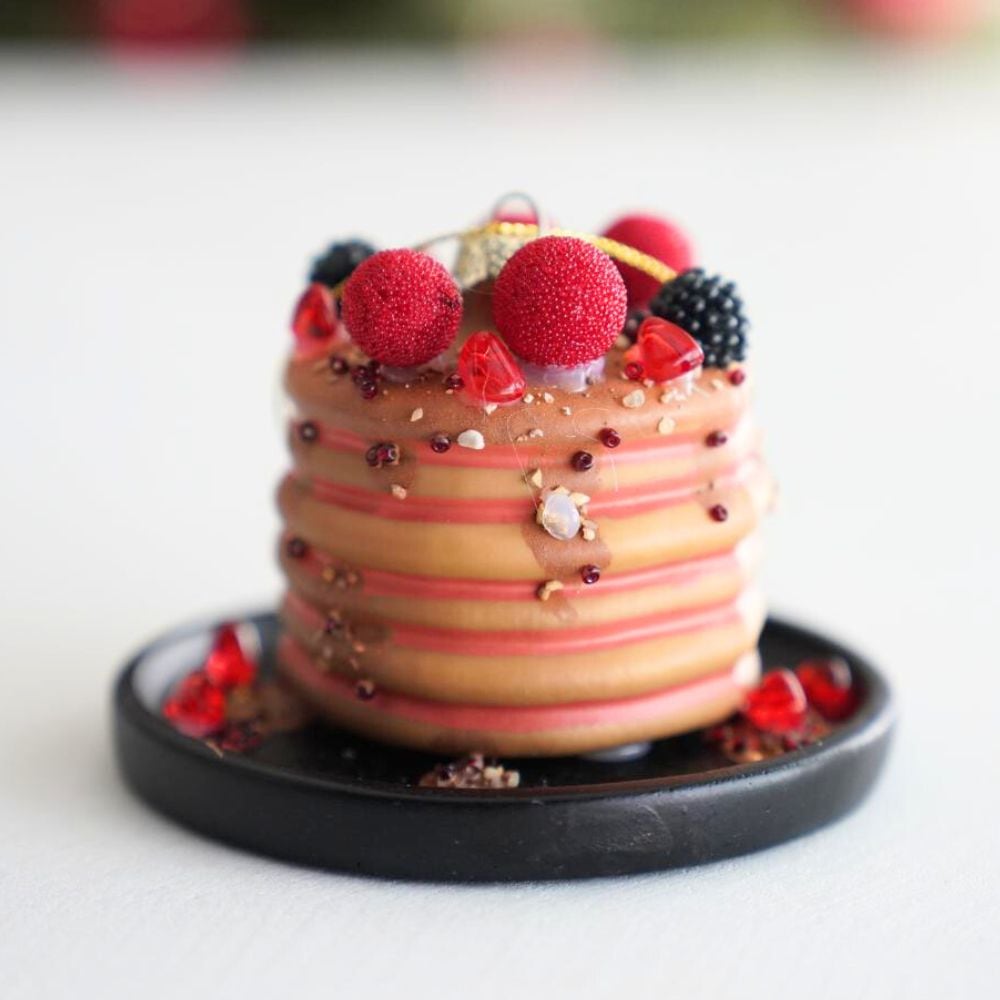 【予約/11月中お届け】ベリーベリーパンケーキ ガラスオーナメント（単品）