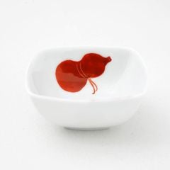 赤絵ひさご 角小付｜ 四季折々のおしゃれな和食器通販サイト FOURGRACE