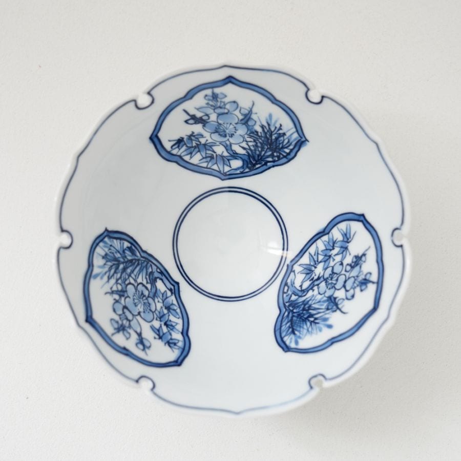 波佐見焼 桜透かし彫紋 深木甲皿 ｜ 四季折々のおしゃれな和食器通販