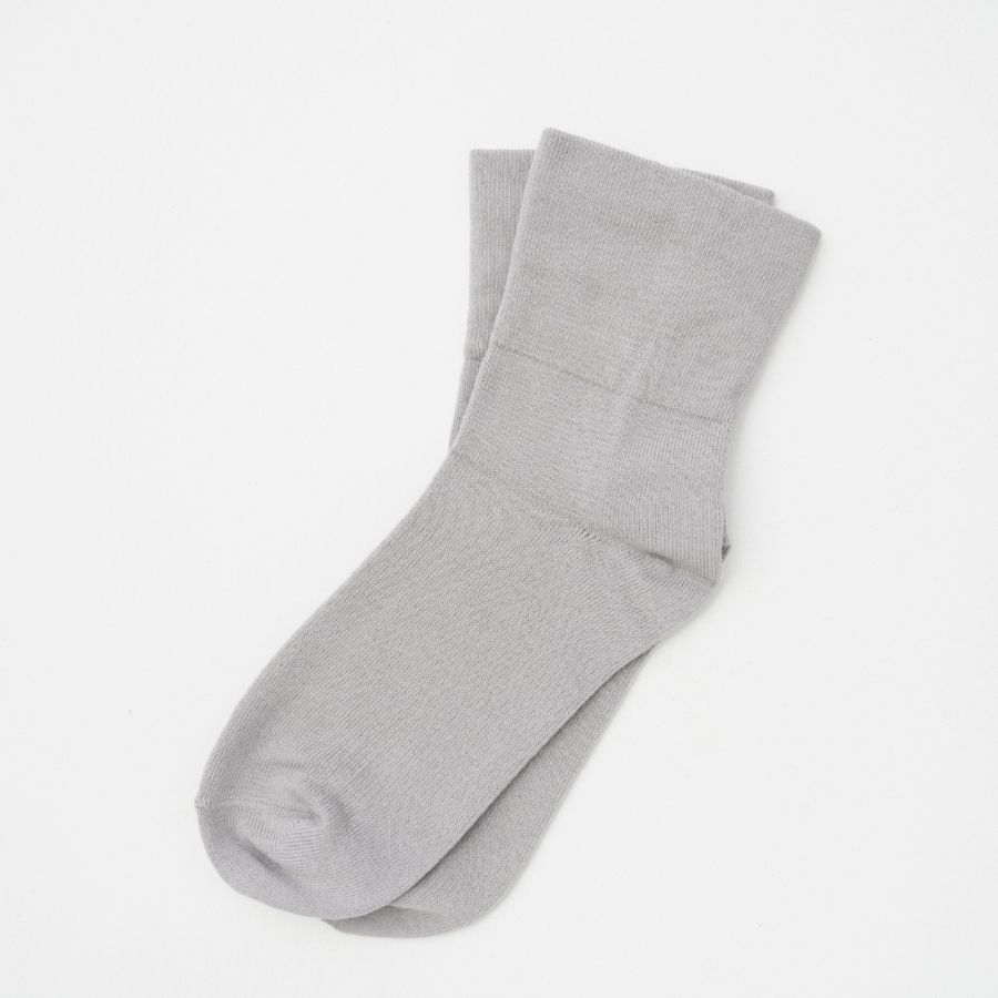 NUKATO ヌカト 締め付けない靴下 レディース（甲サポート無）グレー
