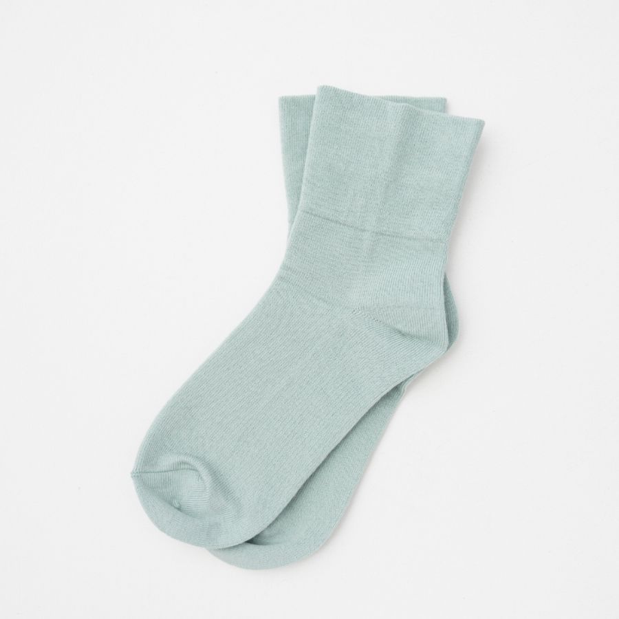 NUKATO ヌカト 締め付けない靴下 レディース（甲サポート無）サックス