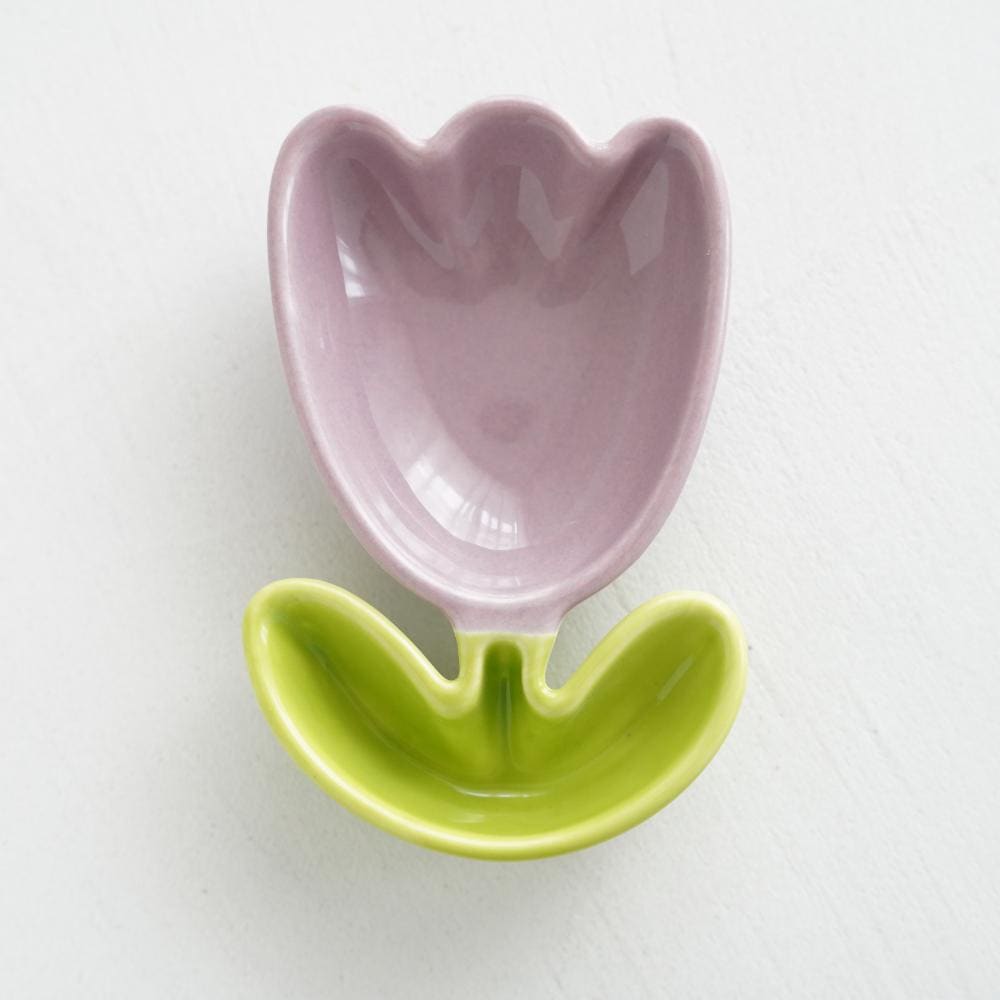 チューリップ型トレイ パープル