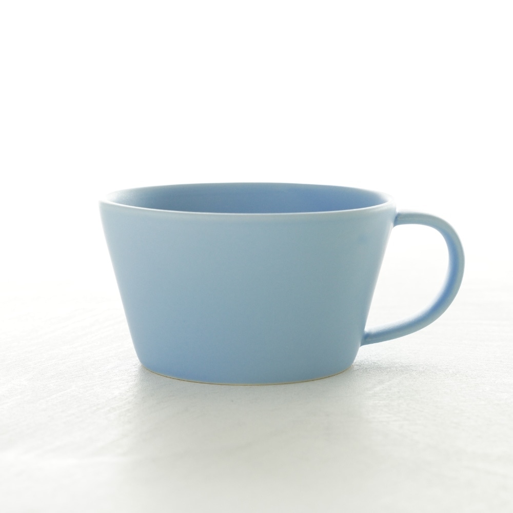 作山窯 Sara スープカップ ライトブルー