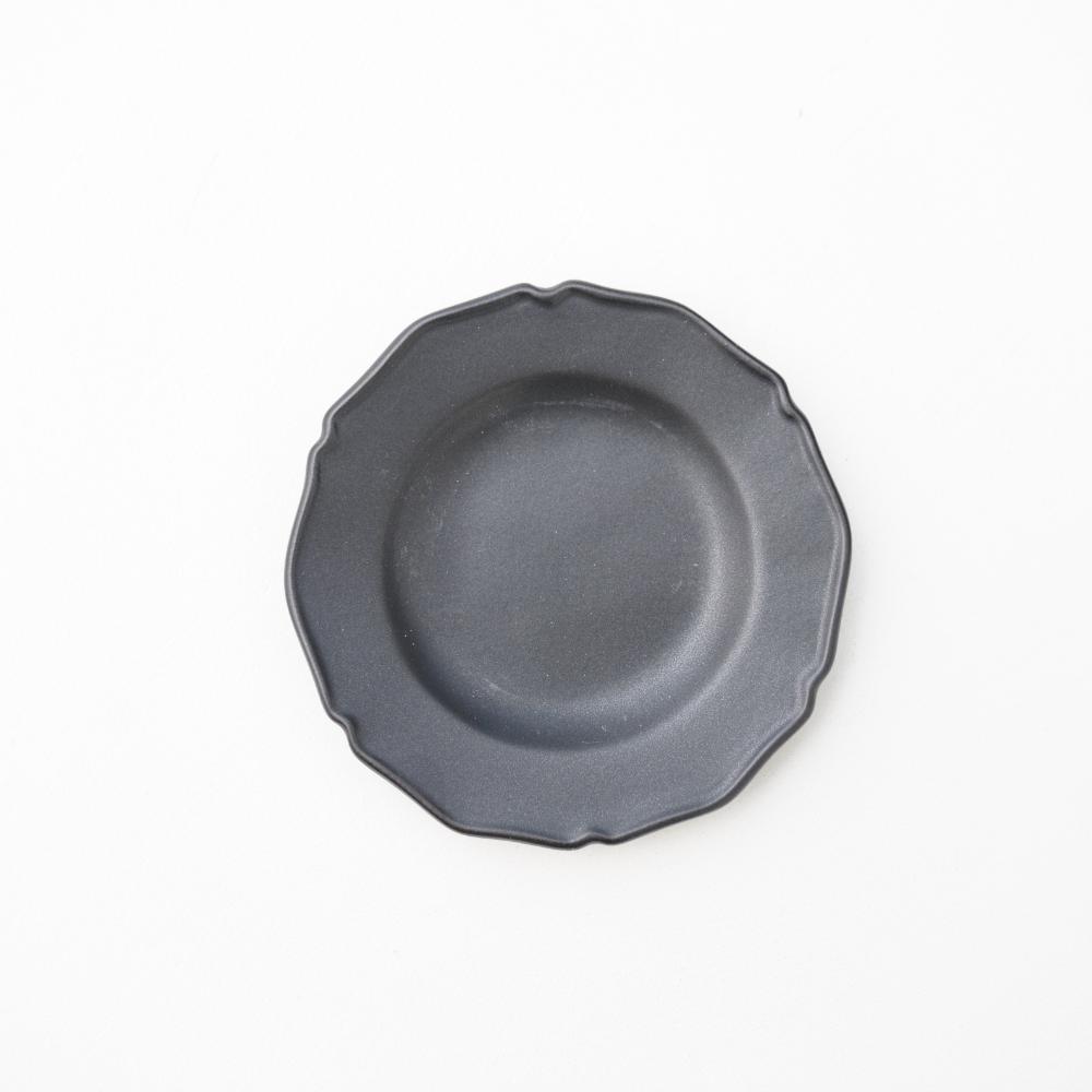 ブラック プチラウンドプレート