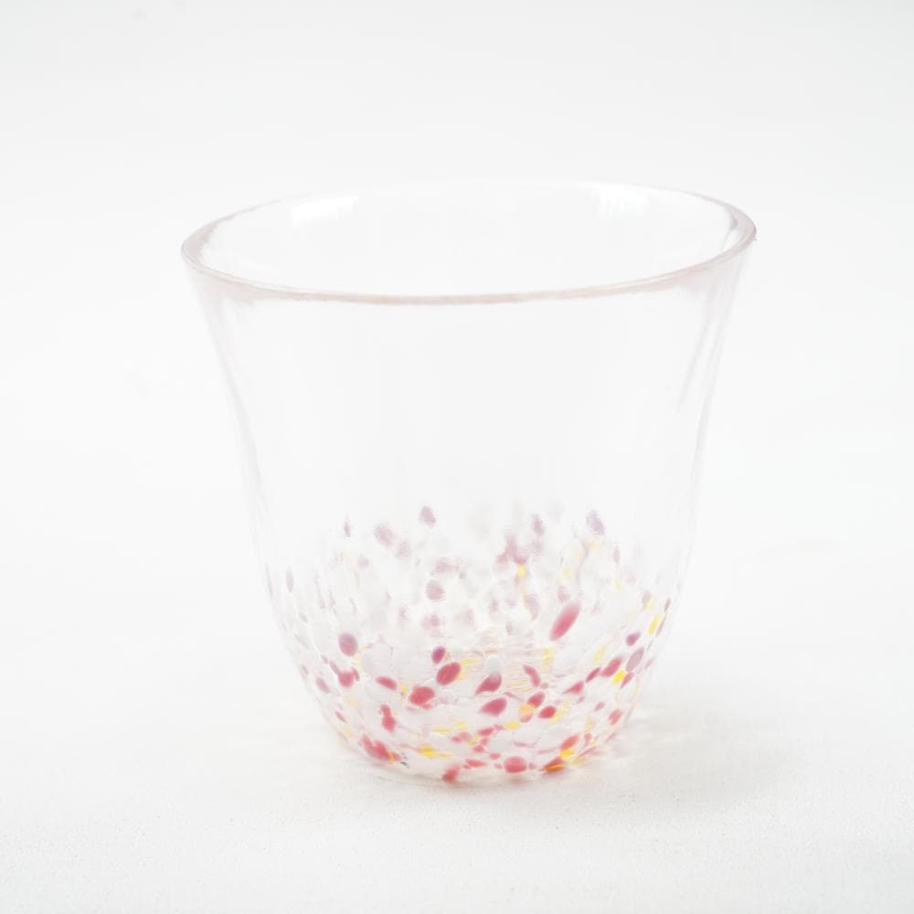 津軽びいどろ フリーカップ 桜と菜の花